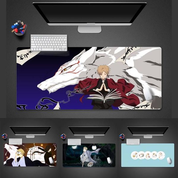 

mouse pads & wrist rests natsume yuujinchou anime rubber gaming mousepad desk table protect game office work mat pad x xl non-slip lapcu