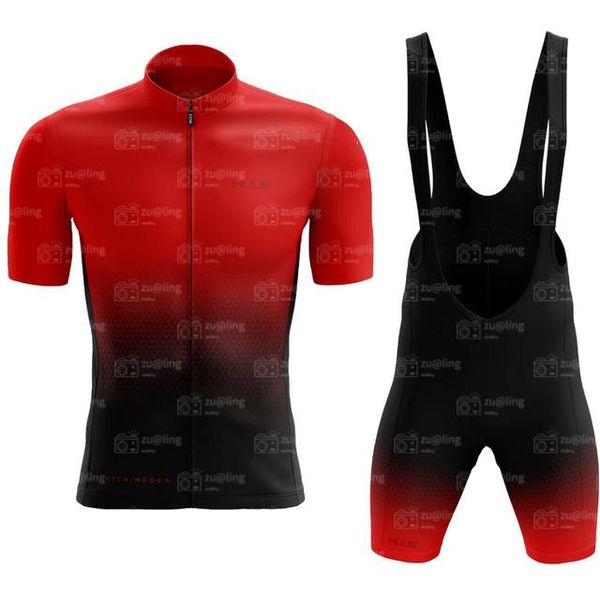 

racing sets ribble weldtite cycling jersey set 2021 huub men's road bike shirt bicycle bib mtb maillot culottes, Black;blue