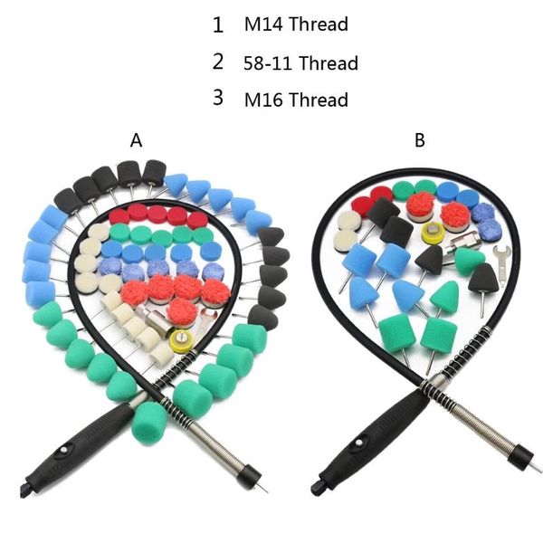 

28pcs/69pcs mini polishing machine car beauty detailing polisher extention tools 77hf care products