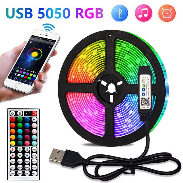 

strips led strip light usb flexible lamp 2m 5m 10m 20m 30m tape diode 5v rgb desk screen tv background lighting ribbon for room