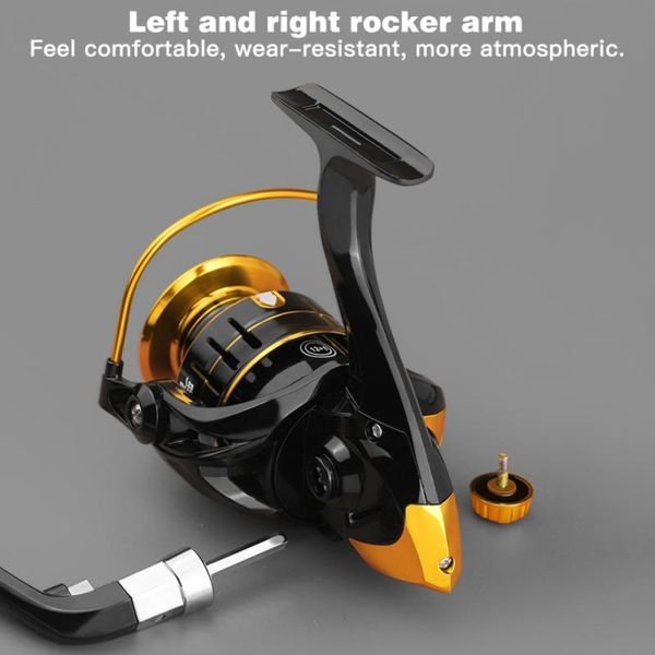 

spinning reel 8kg powerful max drag all metal spool saltwater fishing accessories 5.2:1 tools baitcasting reels