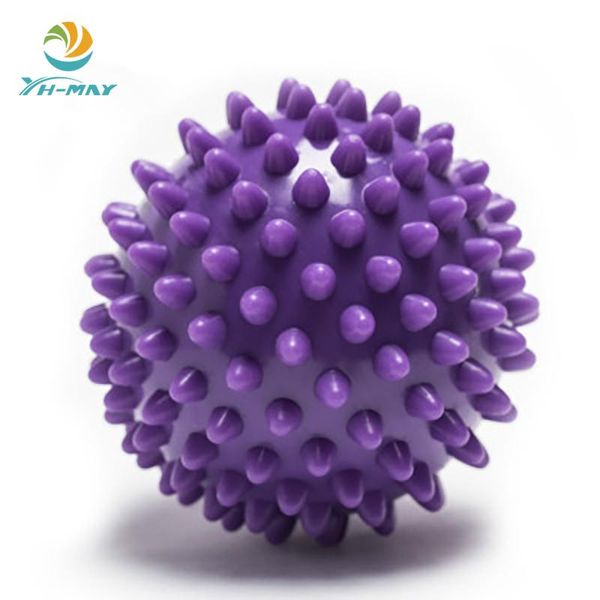 9.0cm Fitness PVC Mano Massaggio Ball Suole Hedgehog Sensory Training Grip Gli accessori per fascia per fisioterapia portatile