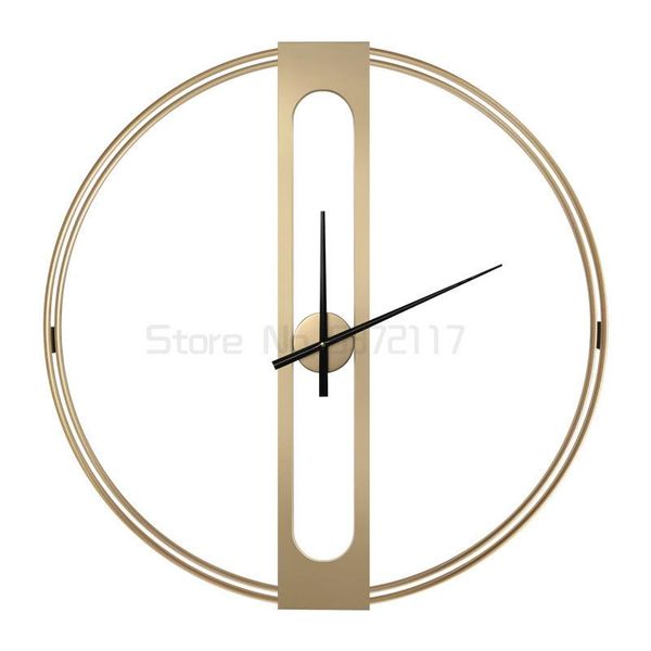 

wall clocks fashion clock modern design minimalist art deco living room metal nordic silent duvar saati home decor bl50wc