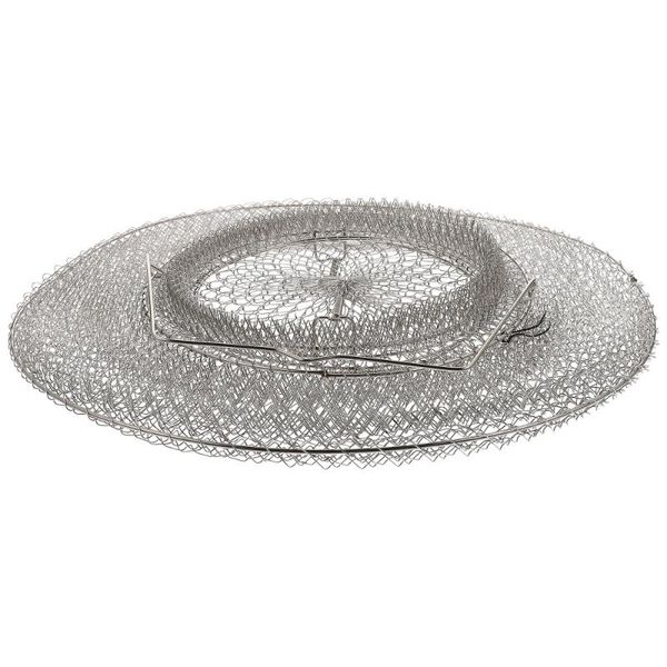 

fishing accessories 1pc durable cage metal fish container stainless steel guard