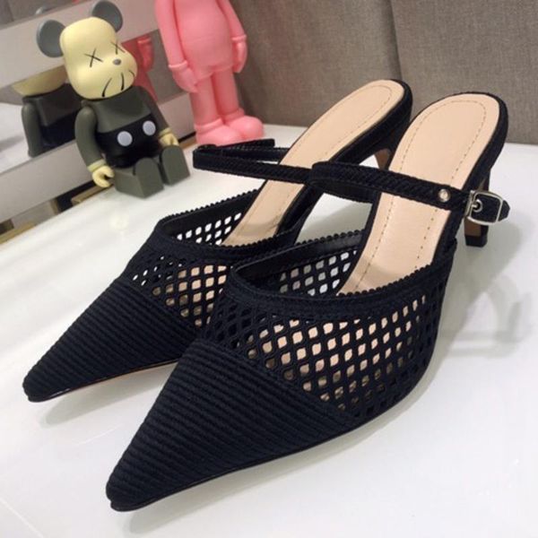 

slippers fashion women shoes brand designer 2021 summer female sandals, Black