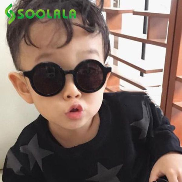 

sunglasses soolala classic small round kids children eye protection sun glasses for boys girls eyewear uv400, Blue