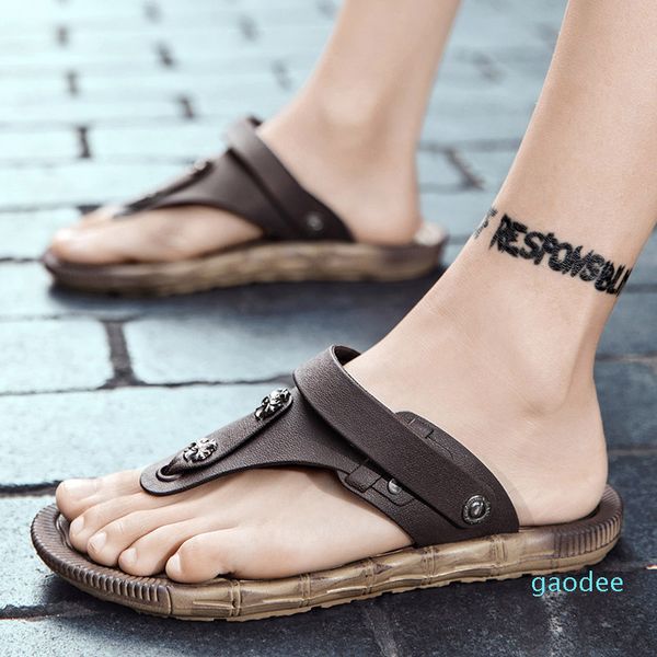 

original lady gentlemen flip flops casual summer sandals sell well luxurys designers mens womens fisherman beach slippers men women, Black