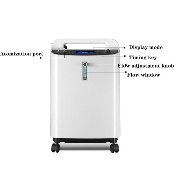 

air purifiers 220v/680w english version adjustable oxygen machine xy-6s-10household high concentration purifier generator 5l/10l