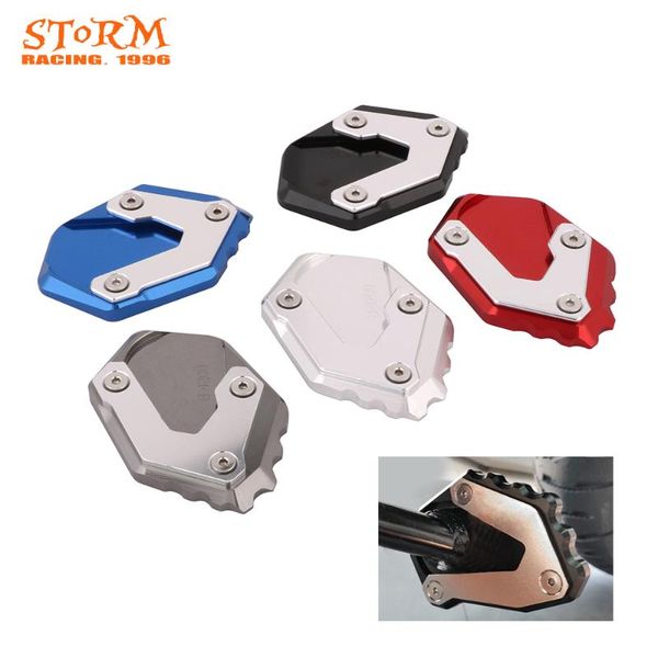 

pedals motorcycle cnc kickstand plate foot pad support extension for r1200gs r1200 gs lc 2013 2014 2021