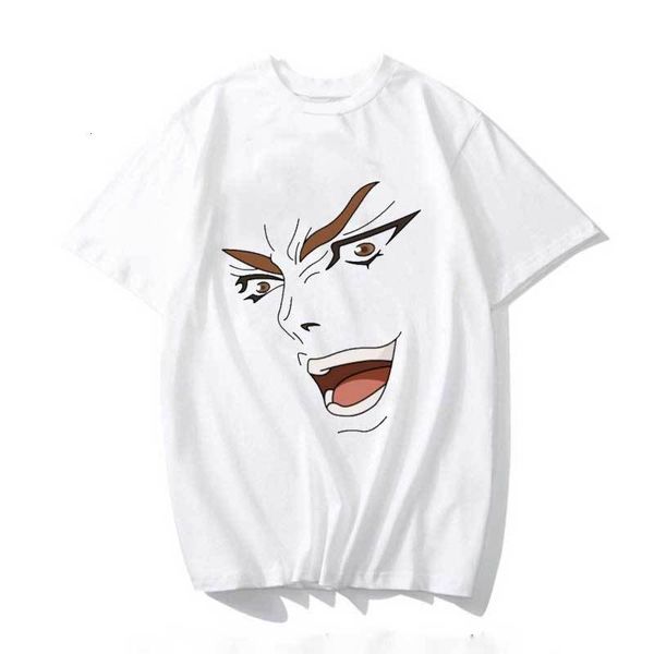 

men's t-shirts jojo bizarro advenure in he face meme shir of kawaii men ops graphic karae caroons shir harajuku male shir, White;black
