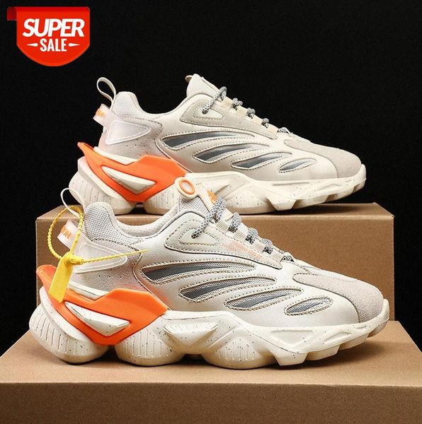 

large size men's breathable casual sports shoes, korean youth, running thick-soled, increased daddy men #ld6p