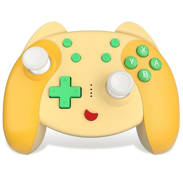 

game controllers & joysticks wireless bluetooth auto turbo wake up gamepad pc cartoon 6-axis gyroscope controller for switch