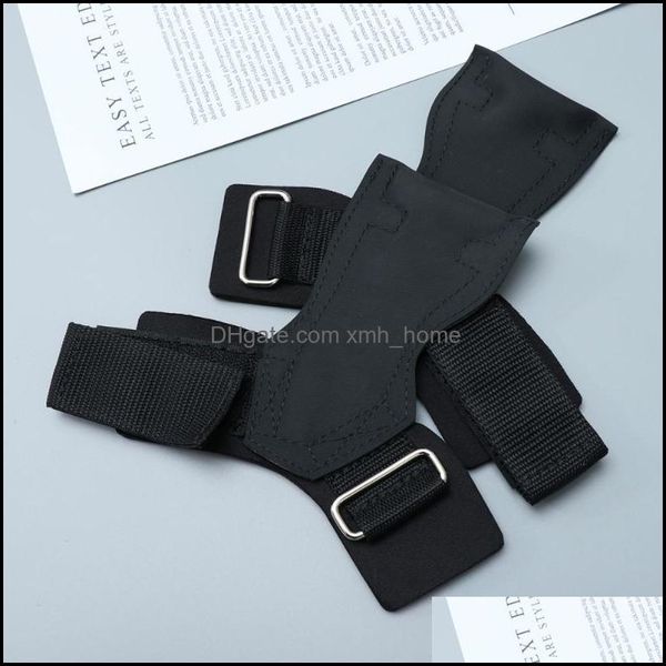 

wrist safety athletic outdoor as sports & outdoorswrist support weightlifting palm protecting grip pads horizontal bar slip-proof glove gym, Black;red