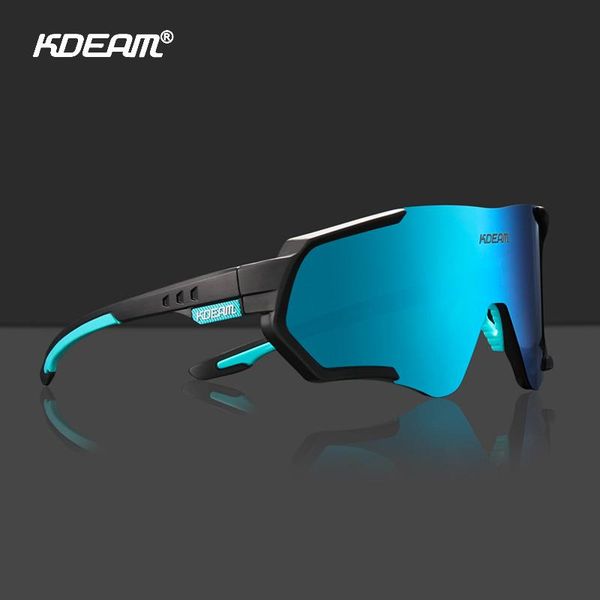 

sunglasses men's sports polarized kdeam oversized one piece cool mirror shades fashion outdoor goggle glasses with box, White;black