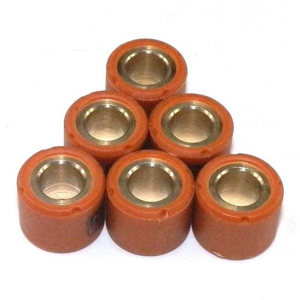 

pedals pack of 6pcs performance variator roller weights 16mmx13mm 5g 6g 7g 8g 9g 10g for 139qmb 50cc gy6 scooter motorcycle parts 16x13