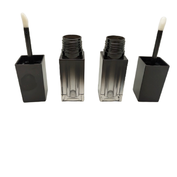 

storage bottles & jars 5ml lip gloss containers gradient black square cosmetic container makeup empty lipgloss tubes 10 pcs 30 50