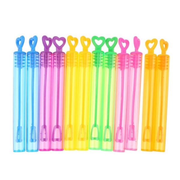 

12/24pcs coloful heart star children outdoor soap bubble bottles toys home party supplies funny wedding birthday decor gifts hot