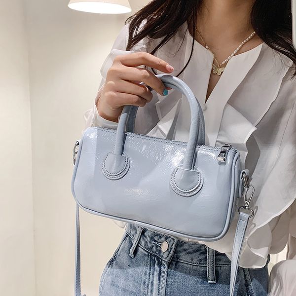 

pu leather women single shoulder messenger bags simple fashion ladies small tote purse handbags solid color female crossbody bag