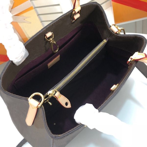 

2021 new montaigne handbags fashion bag crossbody tote women mono bag real leather embossing woman shoulder bags