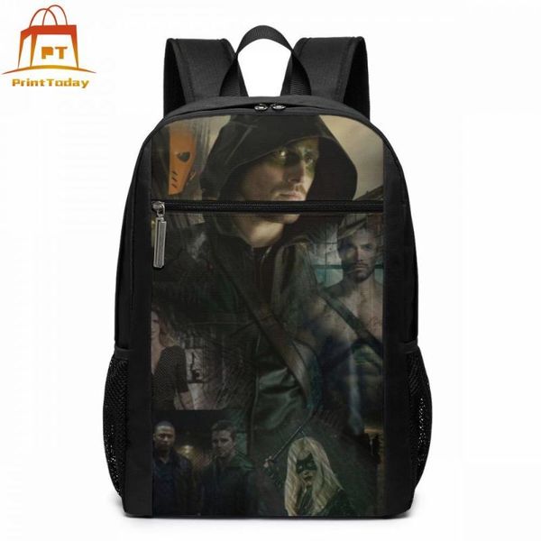 

backpack stephen amell backpacks travel teenage bag trending pattern bags