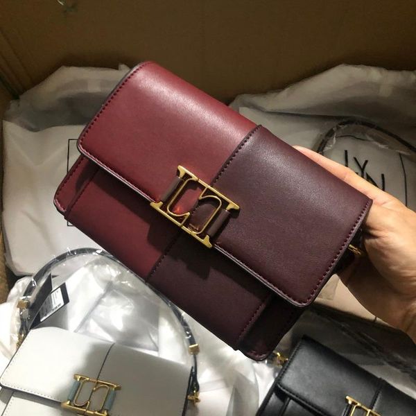 

evening bags 2021 fashion famous simple organ one-shoulder underarm bag all-match lock flap satchel handbag sac luxe femme