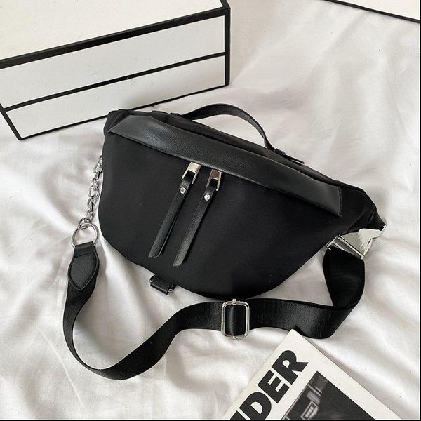 

fanny pack fashion nylon belt waist bag waterproof crossbody chest packs girl small shoulder bags