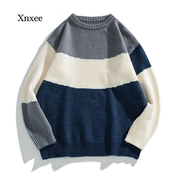 

men's sweaters spring autumn sweater fashion streetwear loose pullovers knitted slim men casual o-neck christmas, White;black
