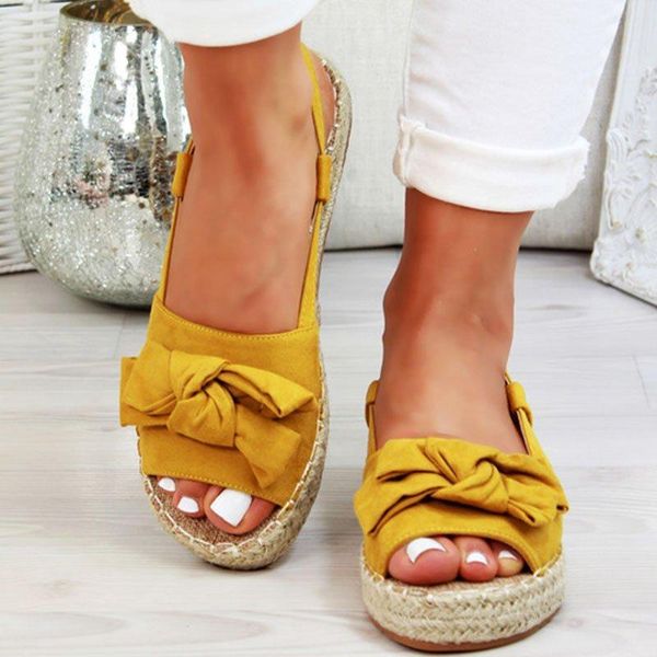 

sandals 2021 fashion womens flats for summer shoes woman peep bow casual sandalias mujer women, Black