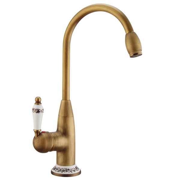 

bathroom sink faucets european retro faucet copper and cold water mixer antique single hole vanity kitchen water-tap