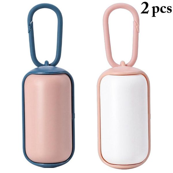 

dog travel & outdoors 2 sets waste bag dispensers mini cute plastic holders poop pet holder for outdoor