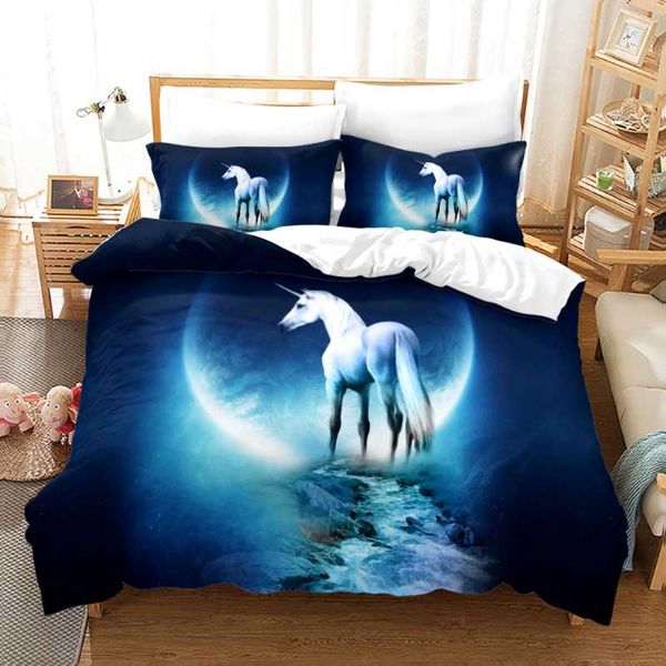 

bedding sets horse set single twin full  king size animal horses bed kid's kid bedroom duvetcover 3d 005