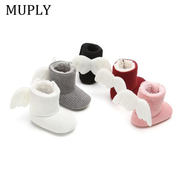 

first walkers cute autumn winter infants shoes baby girls wing boots casual sneakers non-slip soft soled walking