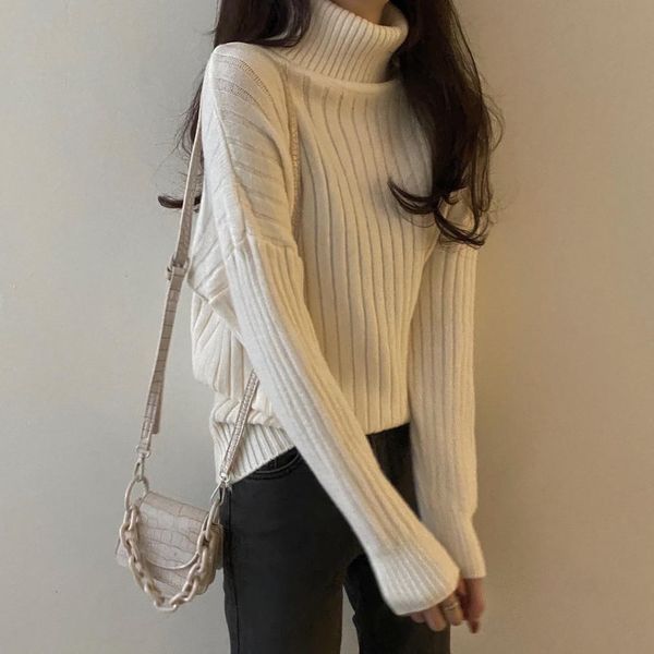 

sweaters women sweaters autumn winter slim turtleneck pullover knitted jumper soft warm pull femme sts5 5d72, White;black
