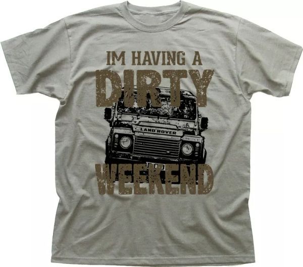 

Landy Land Rover off road 4 by 4 dirty weekend fun zinc t-shirt 9173, White;black