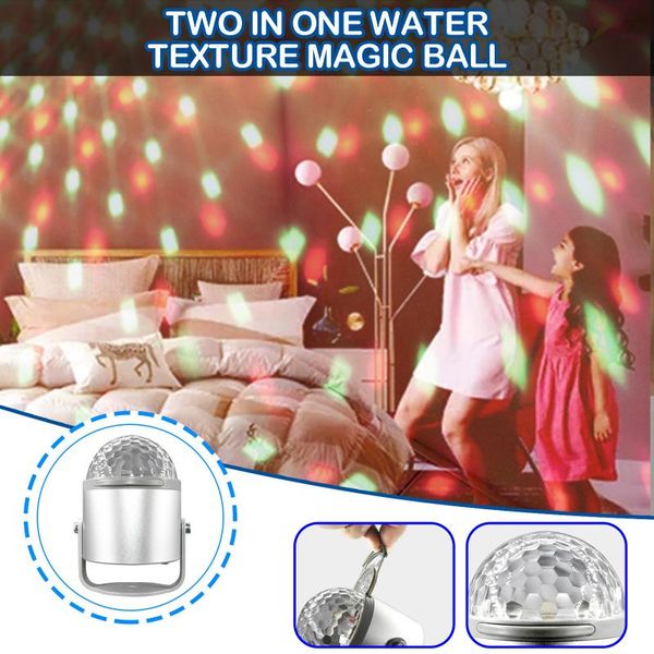 

table lamps party lights muliti color changes sound actived auto rgb mini rotating magic fft