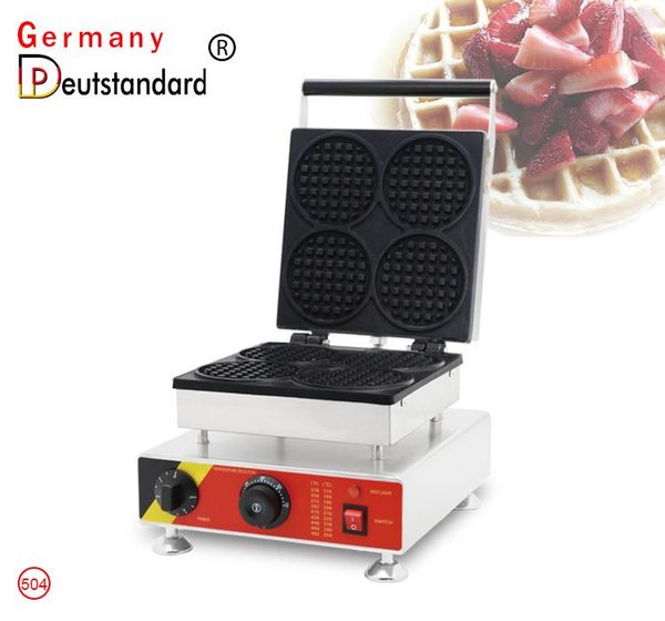 

bread makers commercial 4 pcs round waffle maker machine factory