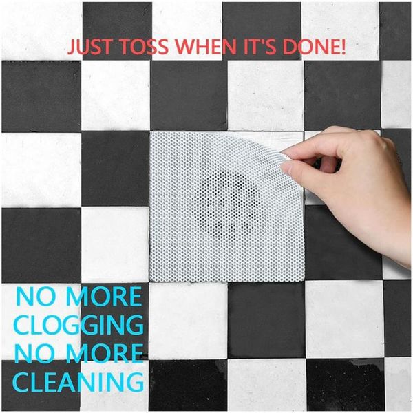 

other bath & toilet supplies disposable floor drain stickers kitchen bathroom sewer anti-blocking filter for hair plastic home cleaning non-