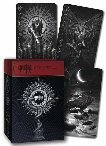 

goetia tarot in darkness cards deck table oracles for divination fate english version board games playing party games individual