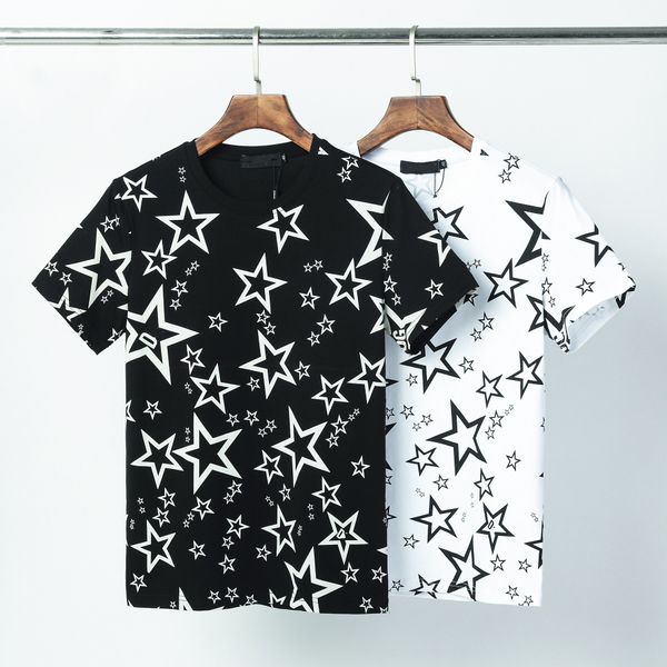 

2021 fashion mens t shirt summer short sleeve european american 3d printing t-shirt men women couples casual clothes large size m-3xl3#12, White;black