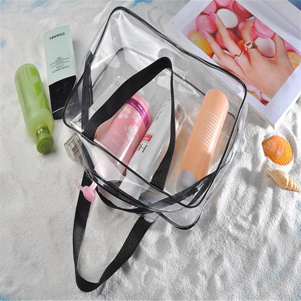 

creative pvc travel organizer clear makeup case beautician cosmetic bag toiletry storage protable wash pouch bags & cases