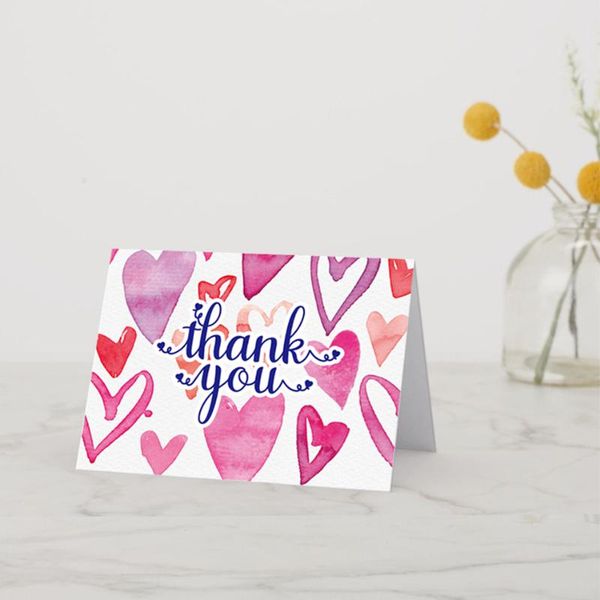 

greeting cards 8sheets watercolor thank you with envelopes for baby showers wedding bridal gift 4x6 inch blank note