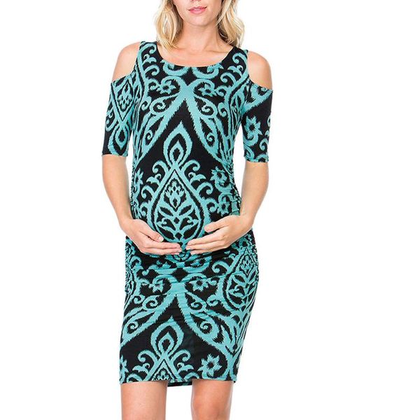 

print straps maternity dress for women 2021 women's casual sundress pregnancy clothes clothing dresses, White