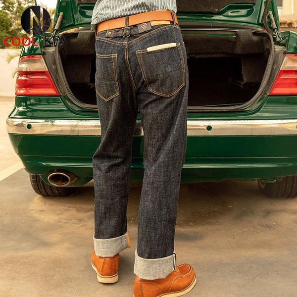 

men's jeans 702-0001 read description 12.5oz heavy weight indigo selvage washed pants sanforized thick denim jean, Blue