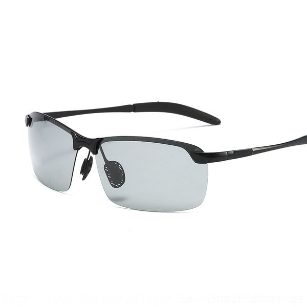 

0rg polarizing color changing eyeglass men's cycling sun glassesclassic day and night outdoor glasses sun outdoor riding 3043 metal, White;black