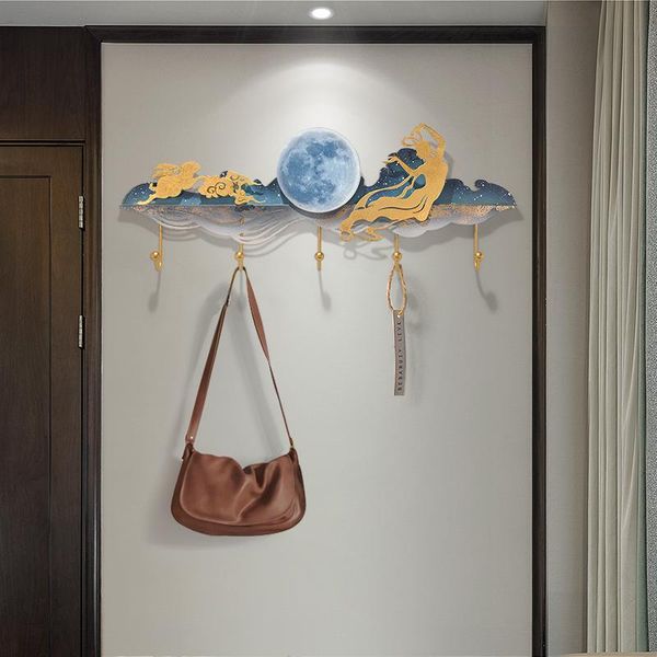 

decorative objects & figurines modern creative hook light luxury wall porch bedroom row behind the door stylish personality coat