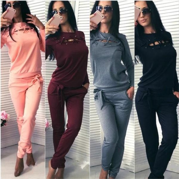 

winter tracksuit set womens pants sweatshirt suit 2 piece hoodies clothing warm conjuntos de mujer, White