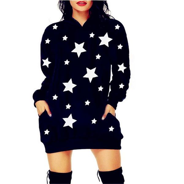 

women's hoodies & sweatshirts 2021 women hood winter autumn caps floral plus sizes ladies pullovers warm pocket hooded jacket, Black