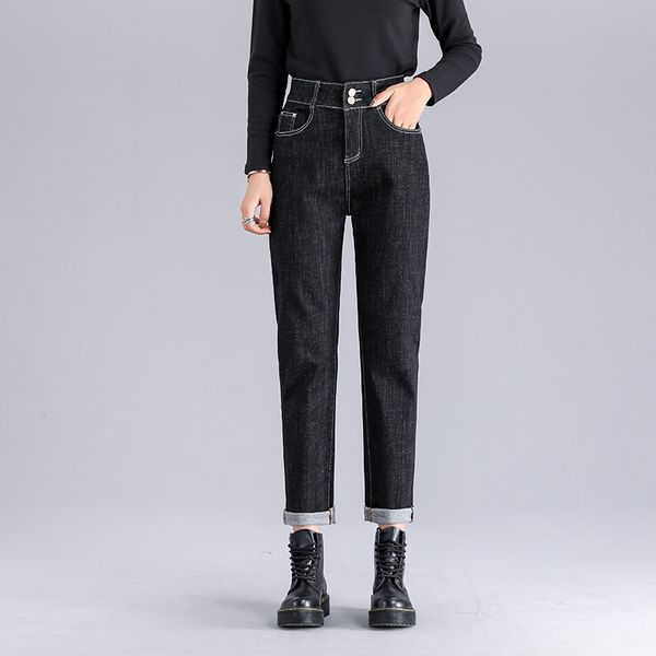 

in addition increased fat 2021 female all-match jeans, Blue