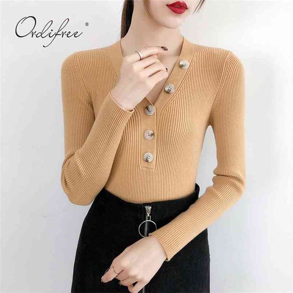 

autumn winter women sweaters and pullovers soft stretch slim knitted sweater jumper pull femme 210513, White;black
