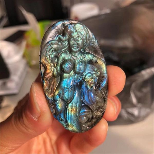 

crystal animal labradorite healing stones for home decoration decorative objects & figurines